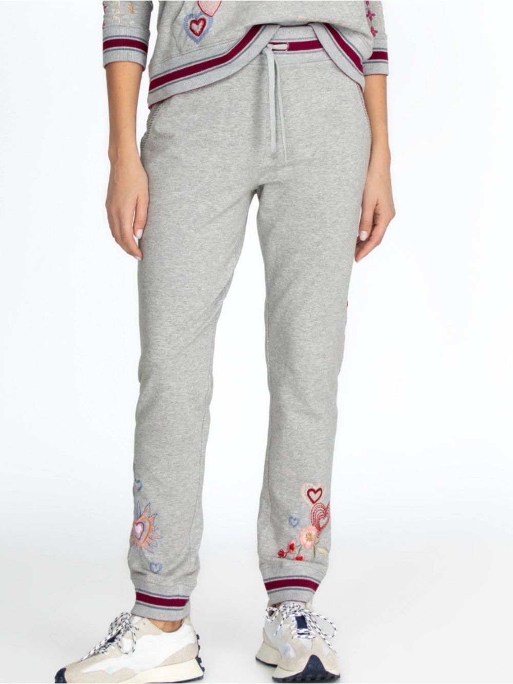 Johnny Was JOIE FRENCH TERRY Heather Gray JOGGER